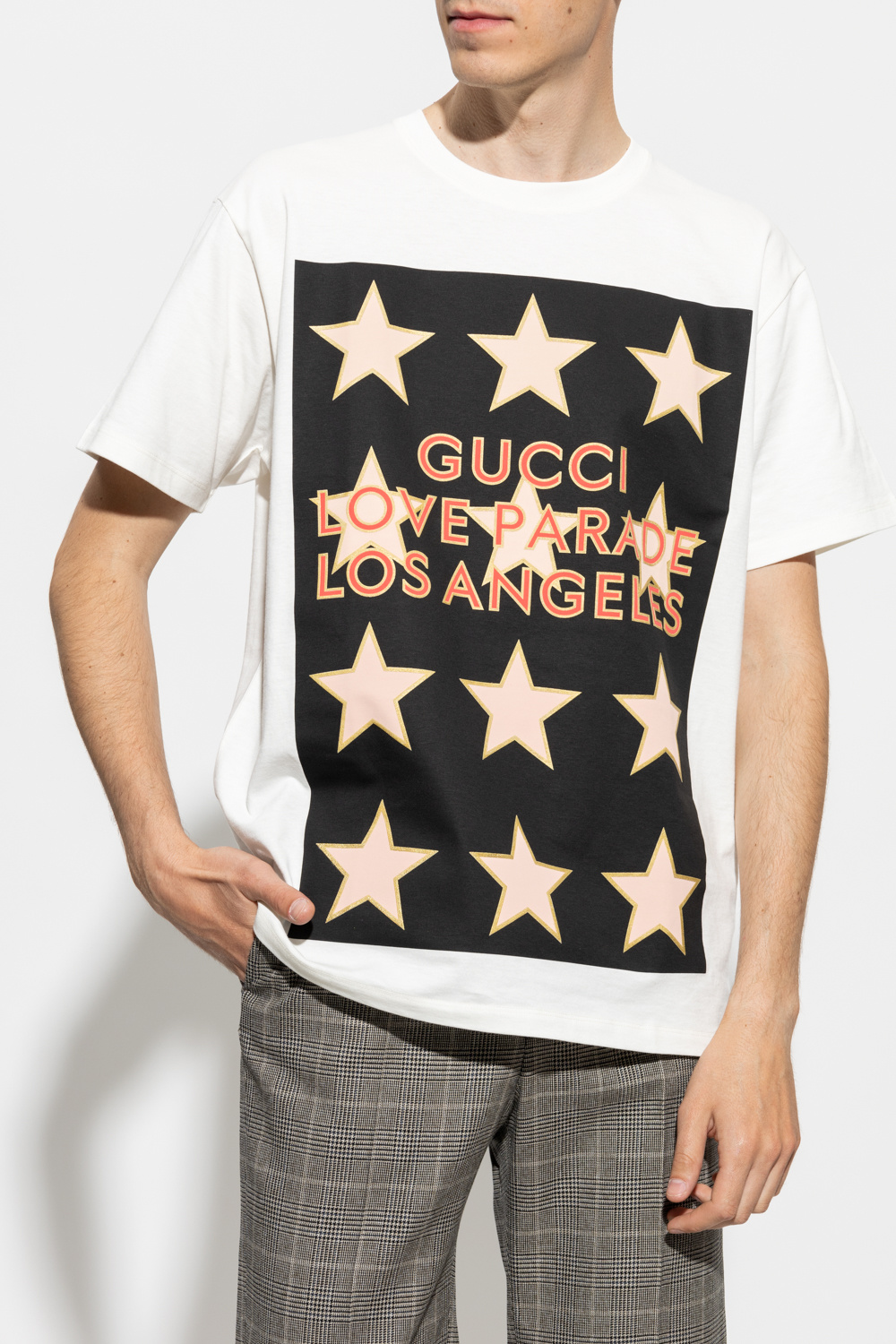 shirt with 'Gucci Love Parade' print violet Gucci - T